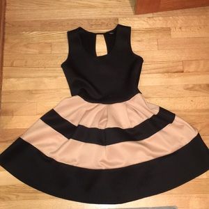 Black and Tan stripped dress